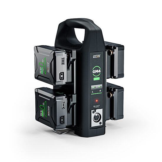 GM4 4-Position Micro Battery Charger (Gold-Mount) - with batteries